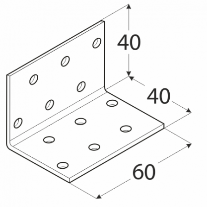 Kątownik budowlany 40*40*60 KM2 - obrazek 2