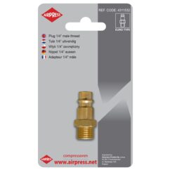 Końcówka do szybkozłączki 1/4" GZ Airpress