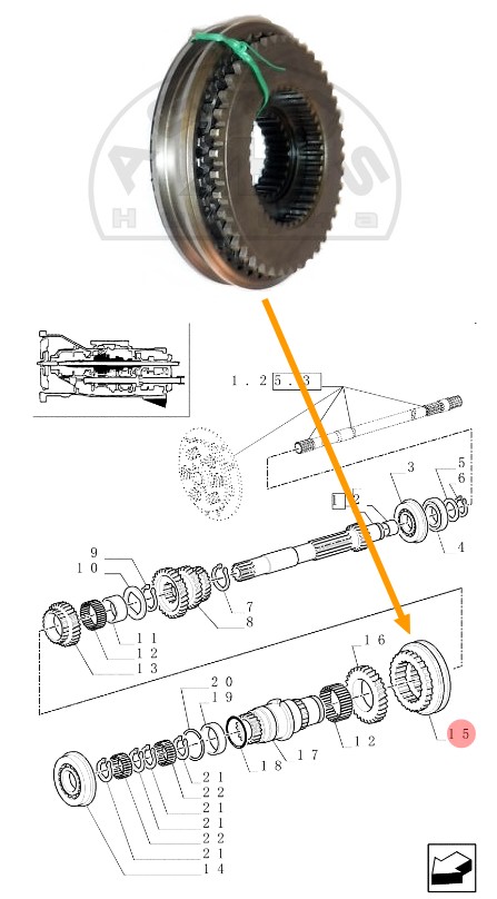 Synchronizator HI-LO NH