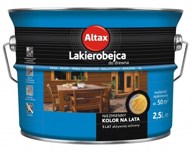 Lakierobejca orzech 2,5l. Altax