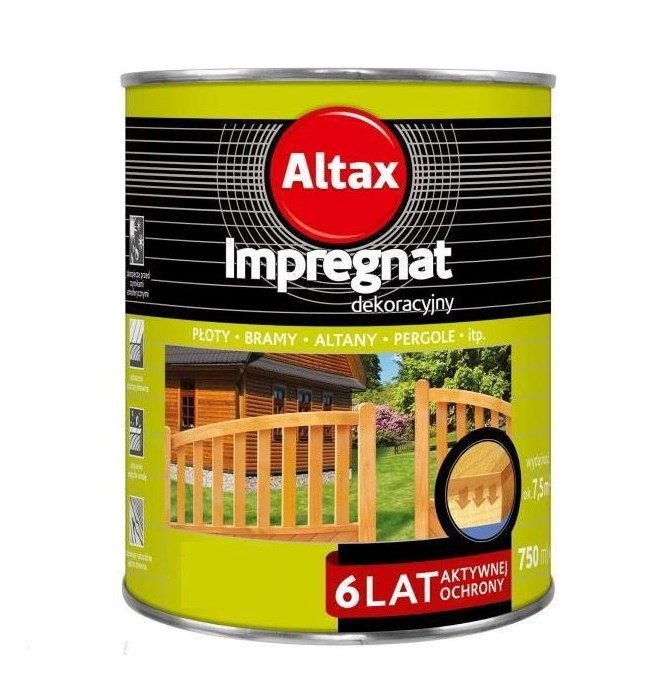 Impregnat dekoracyjny mahoń 0,75l. Altax