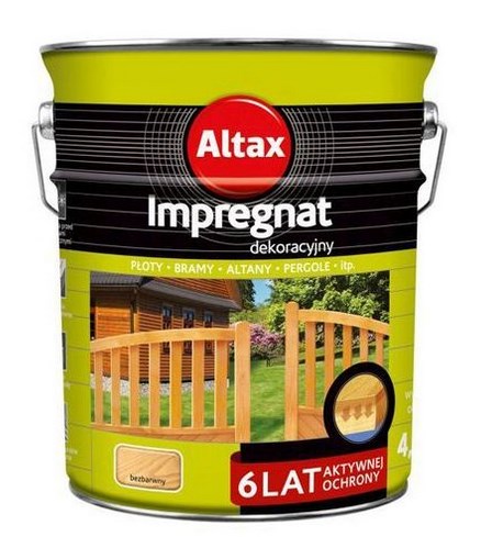 Impregnat dekoracyjny mahoń 4,5l. Altax