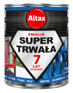 Emalia Super Trwała 750ml. biała połysk Altax