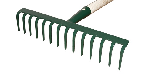 Grabie metalowe 12 zębne opr.