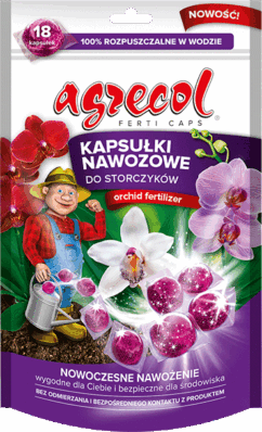 Kapsułki nawozowe do storczyków 18 szt. Agrecol