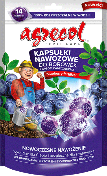 Kapsułki nawozowe borówka 14 szt. Agrecol XXX