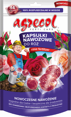 Kapsułki nawozowe róża 14 szt. Agrecol XXX