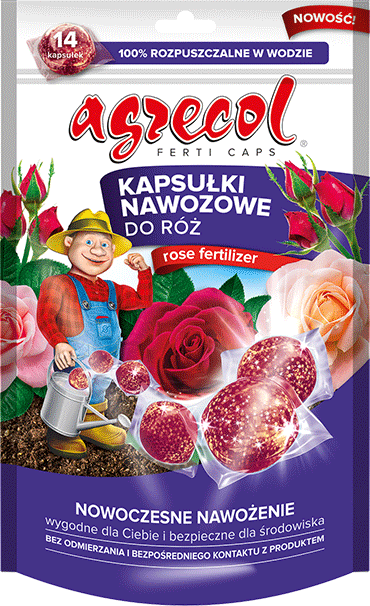 Kapsułki nawozowe róża 14 szt. Agrecol XXX