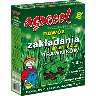 Nawóz do zakład. i regeneracji trawnika 1,2kg Agre