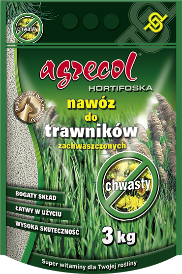 Nawóz do trawników zachwasz. 3kg Hortifoska Agreco