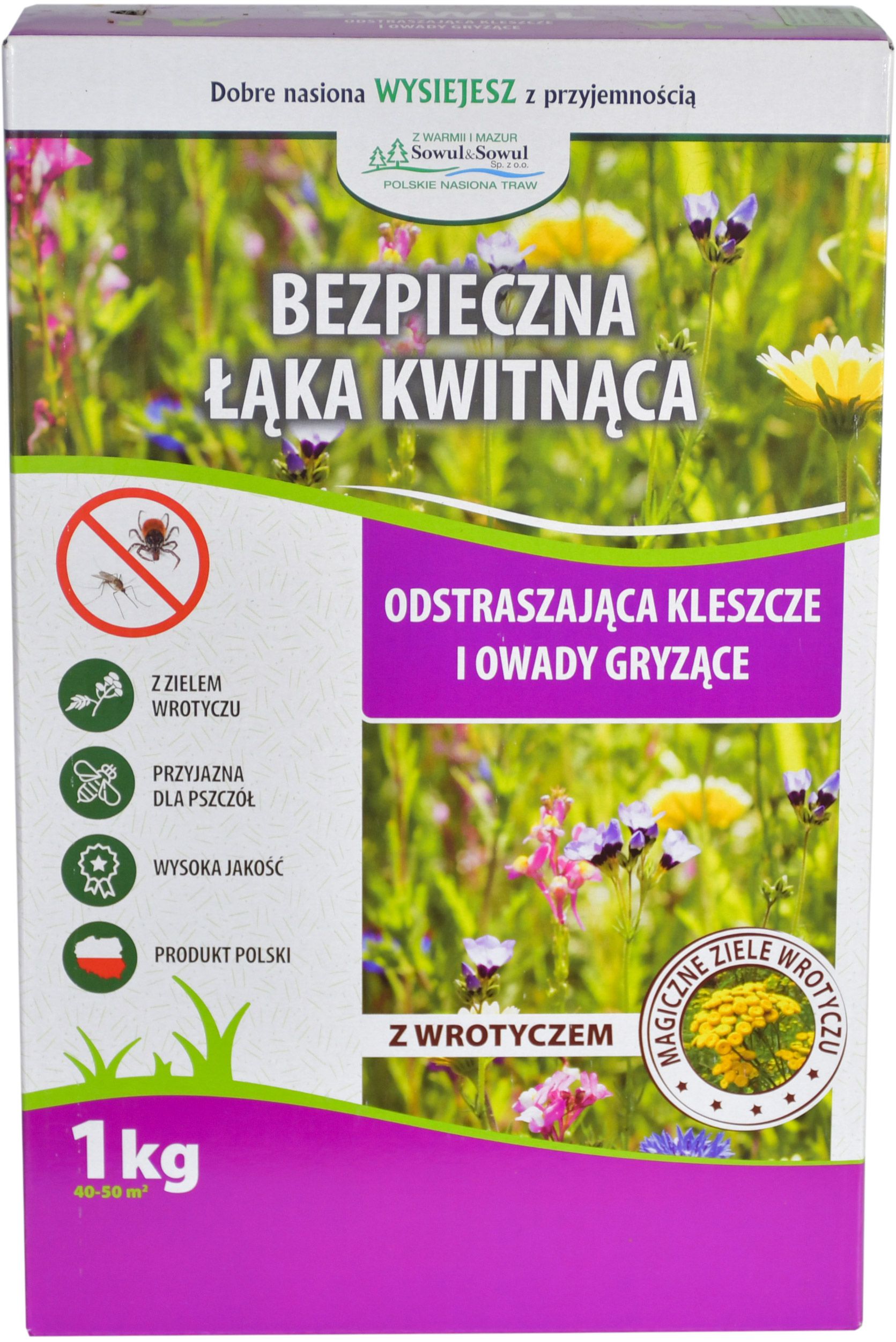 Mieszanka gaz. bezpieczna łąka kwitnąca 1kg.