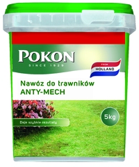 Nawóz do trawnika mech 5kg. Pokon