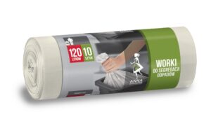 Worki na odpady 120l. białe (10szt)