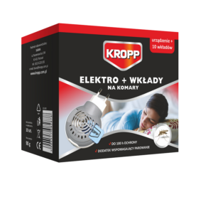 Elektrofumigator + 10 wkładów Kropp