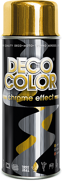 Lakier spray 400ml. chrom złoty DC