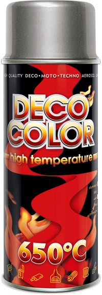 Lakier spray 400ml. temperaturowy aluminium DC