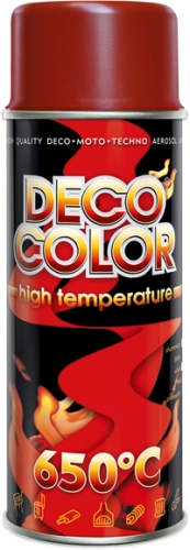Lakier spray 400ml. temperaturowy czerwony DC