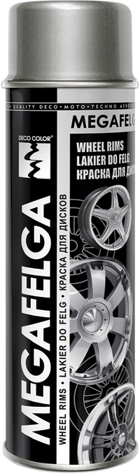 Lakier spray 500ml. auto felga srebrny DC