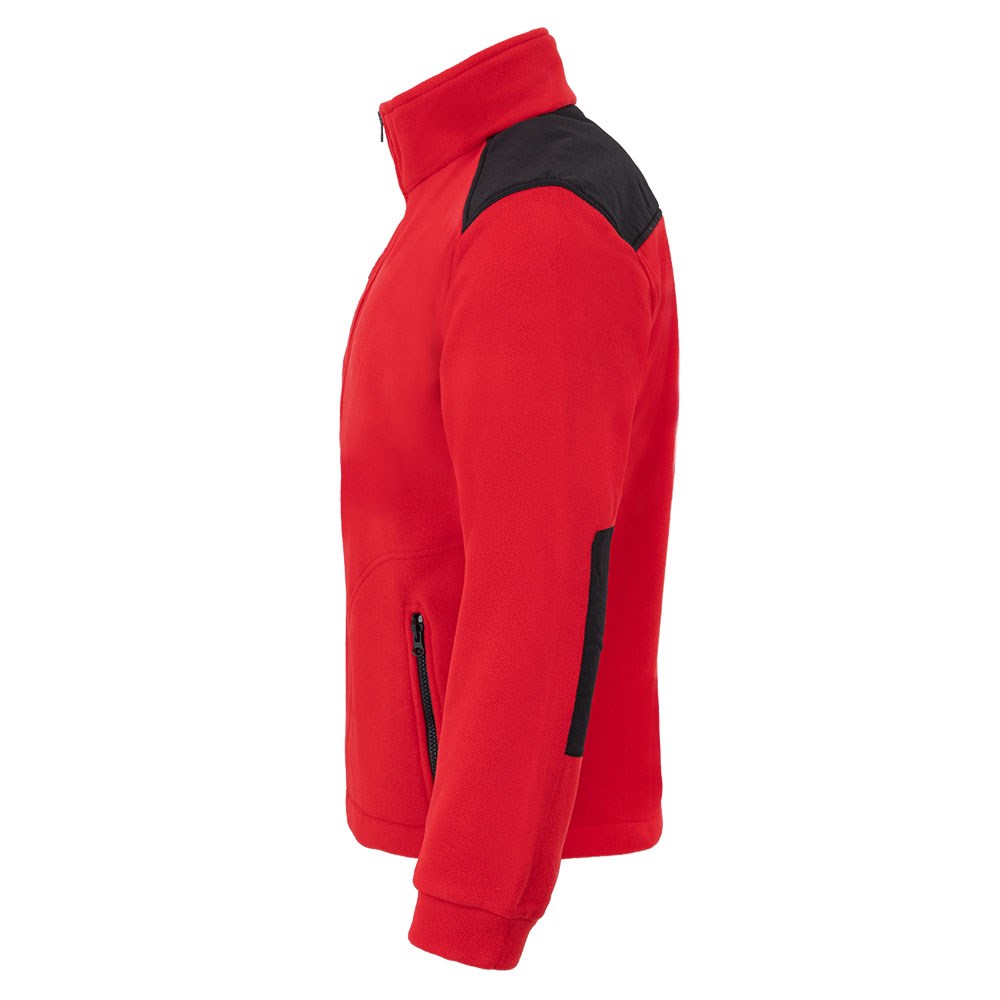 Bluza polar czerwono-czarna rozm. S /JHK/ - obrazek 2