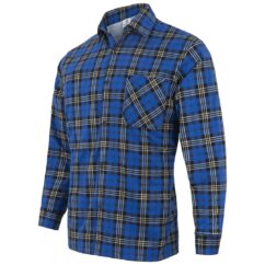 Koszula flanelowa niebieska szkocka krata XXL/JHK/