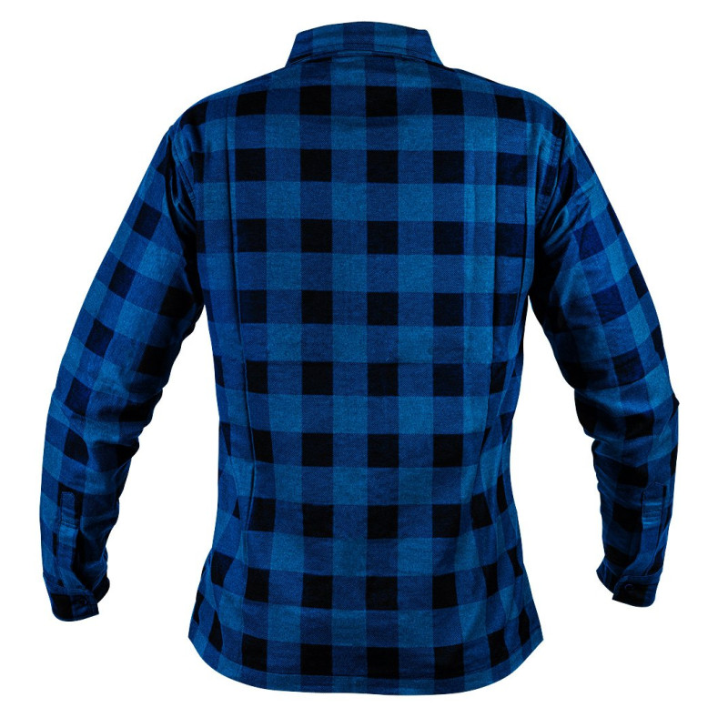 Koszula flanelowa granatowa XXL - obrazek 2