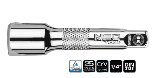 Przedłużka 1/4" 100mm. Neo