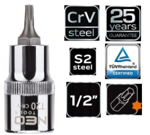 Nasadka 1/2" torx T27*100mm. Neo