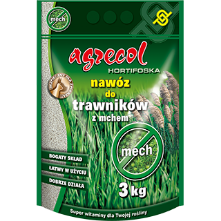 Nawóz do trawnika z mchem 1kg. hortifoska Agrecol