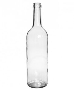 Butelka 750ml. na wino biała