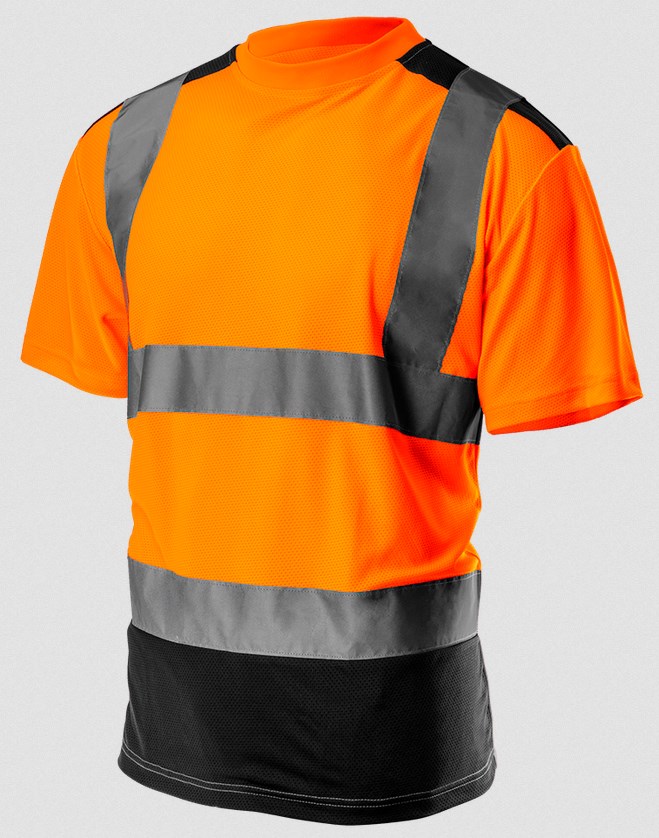 T-shirt ostrzegawczy pomarańczowy rozm. XXL Neo