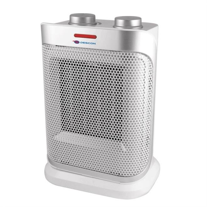 Termowentylator ceramiczny 1500W z oscylacją Desco