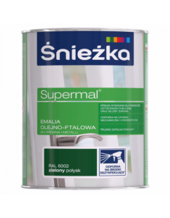 Emalia zielona 0,8l. RAL6002 F505 Supermal